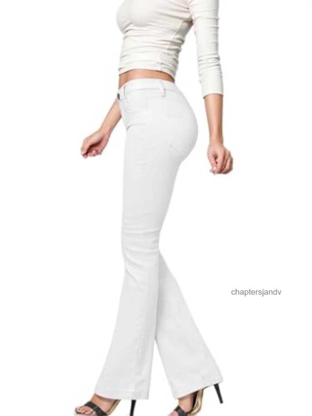 Women's Slim Bootcut Stretch Pants High Rise Flat Front Slacks Office